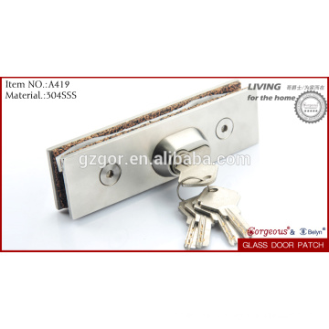 glass door patch fitting in china, glass door lock